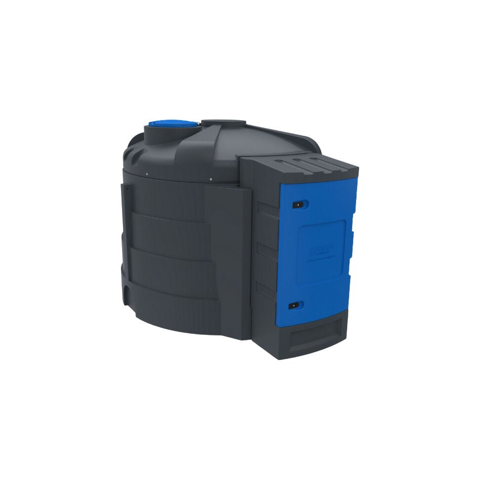 AdBlue®-tank 5000L - robust för utomhusbruk, säker & effektiv hantering i alla väder.