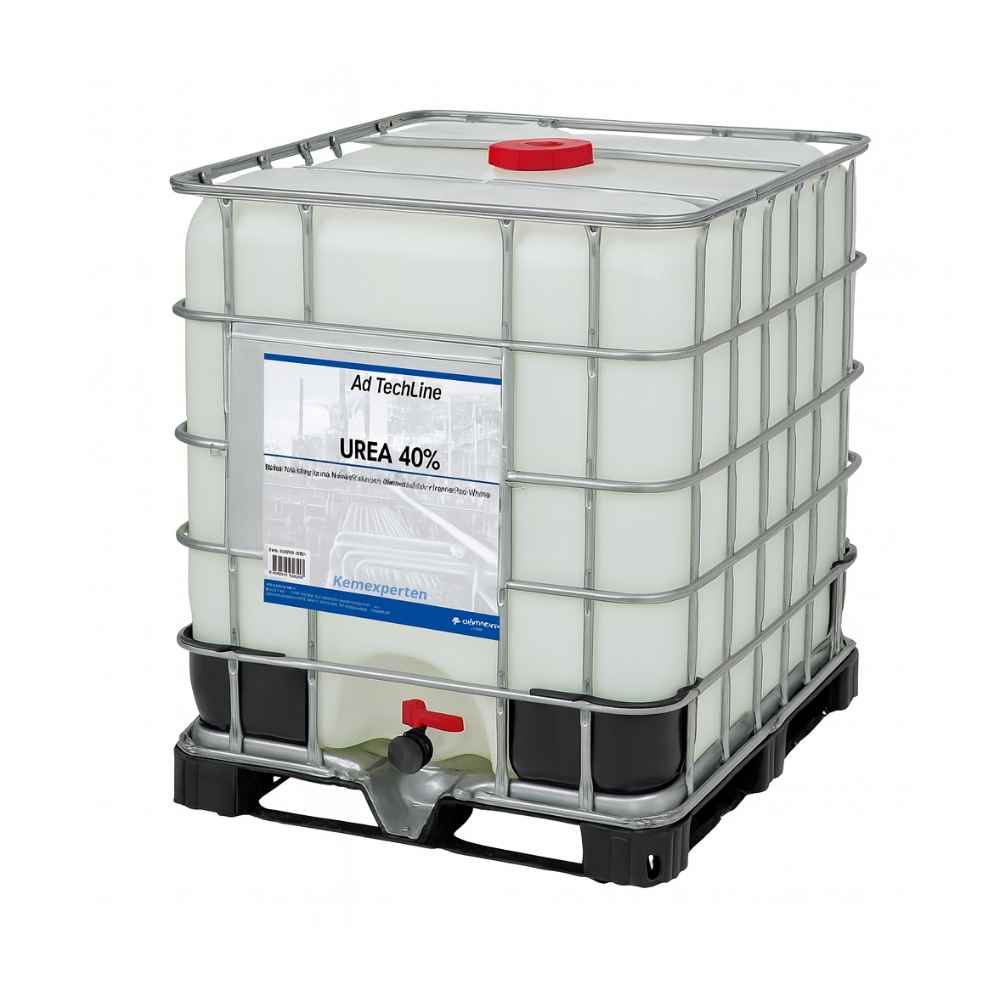 Urea 40% IBC 1000 Liter, en högeffektiv och säker lösning för NOx-reduktion i marina SCR-system.