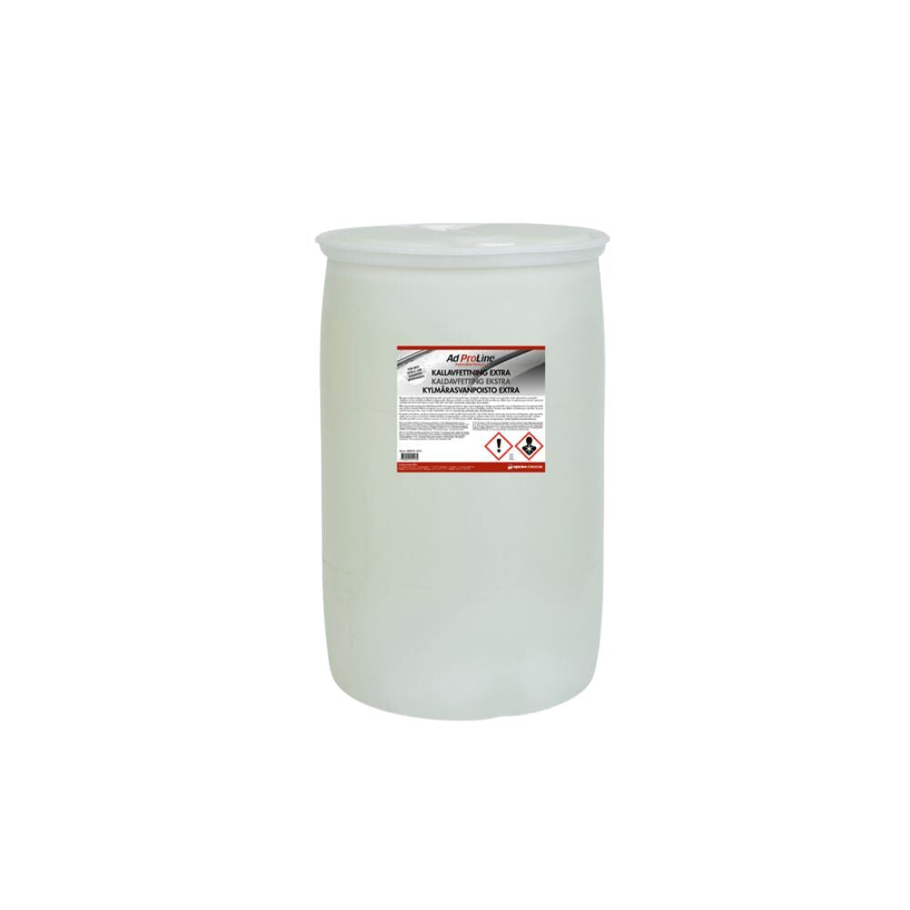 AdProLine® Kallavfettning Extra 210 Liter, ett kraftfullt och lågaromatiskt kallavfettningsmedel