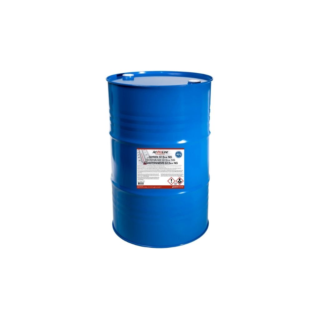 210 liters fat AdProLine Glykol G12++ NG – färdigblandad OEM-godkänd kylvätska