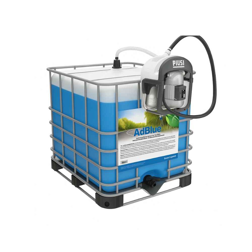 AdBlue® 1000 liter med Pump AdBasic Piusi, komplett paket med 230V pump och tillbehör