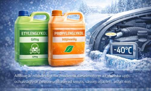 Glykol som blandas i bilens kylsystem för frost- och korrosionsskydd.