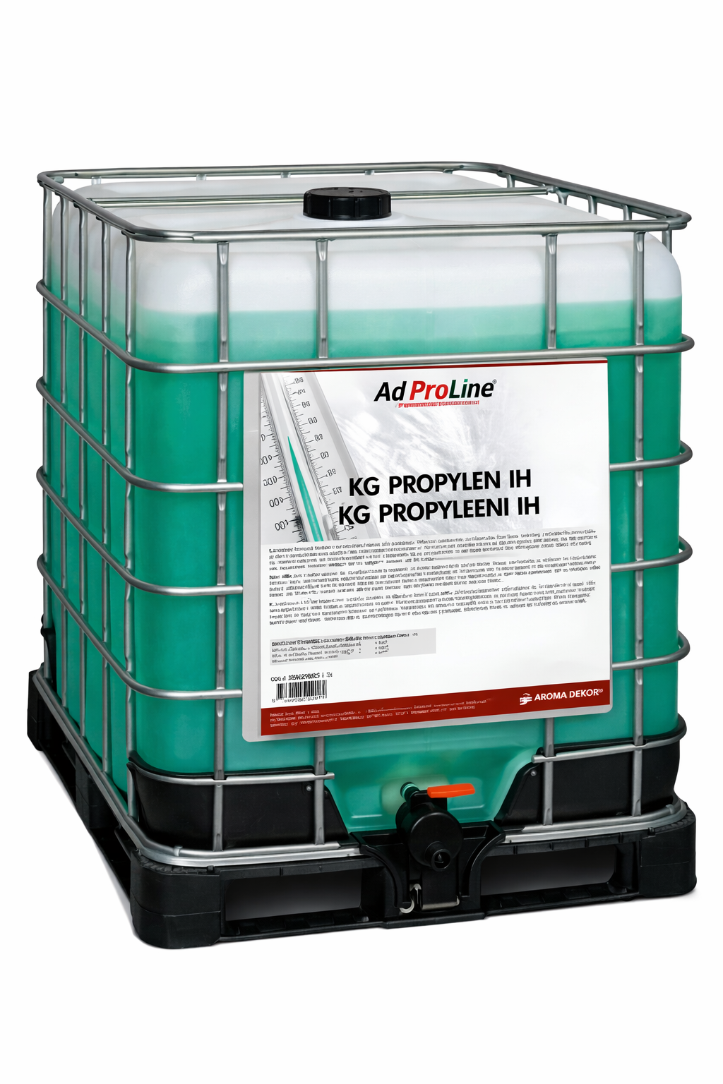 AdProLine® KG Propylen IH Grön 1000L: Miljövänlig kylarvätska med korrosionsskydd.