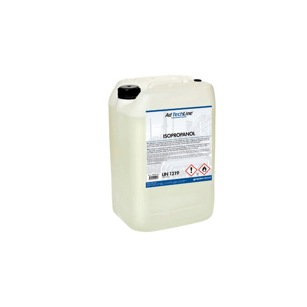 AdTechLine® Isopropanol 25L: 99,5% ren för rengöring av elektronik och mekaniska delar.