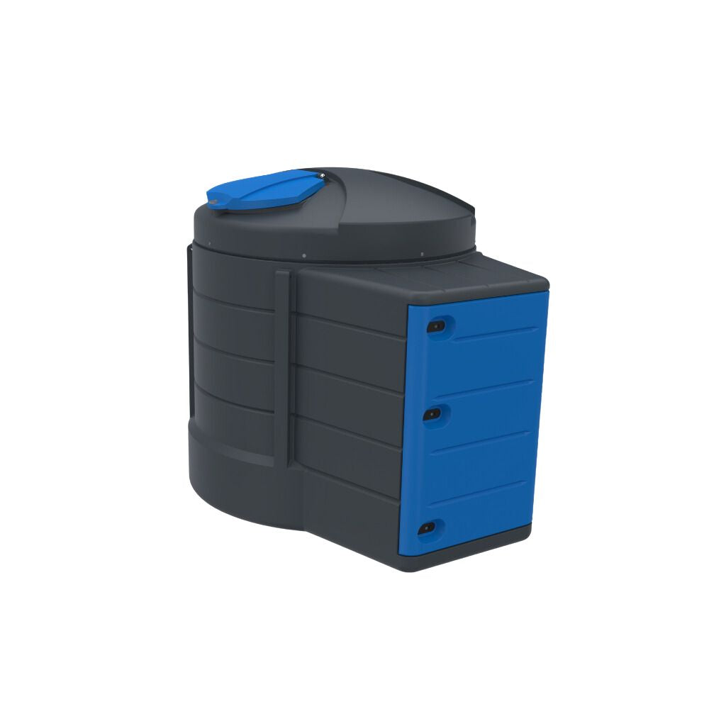 AdBlue®-tank 2500L - dubbelväggad, UV-beständig & frostskyddad för utomhusbruk.