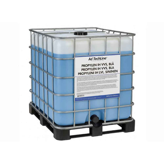AdTechLine® Propylen IH VVS Blå 1000L: Miljövänligt skydd mot frysning och korrosion