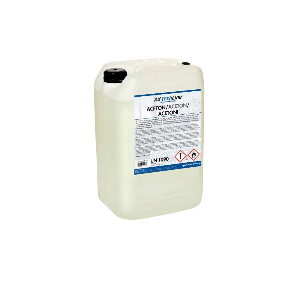 Aceton 25 Liter – kraftfullt lösningsmedel för rengöring, förtunning & fläckborttagning 