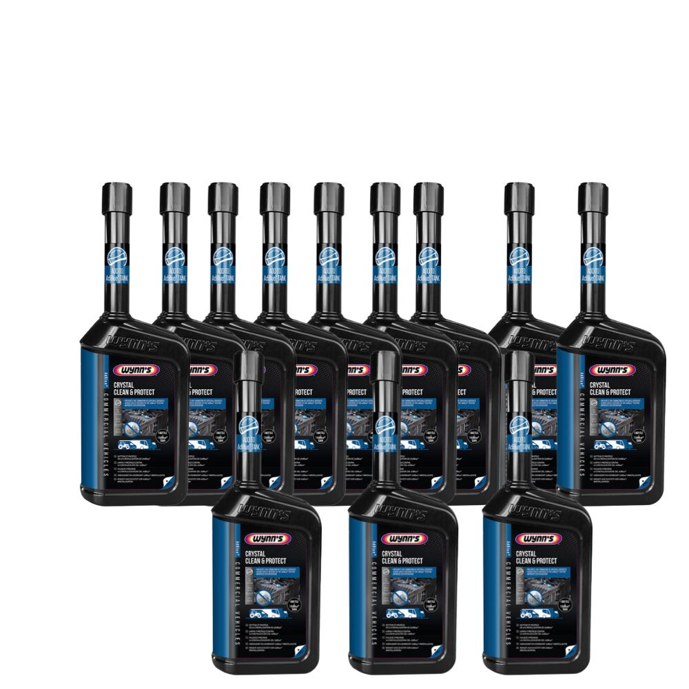 Crystal Clean & Protect: Förebygger kristallavlagringar i SCR-system, 12-pack.