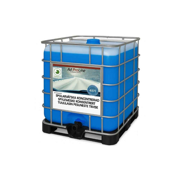 AdProLine® Spolarvätska Koncentrerad 1000Liter, justerbart frysskydd, miljömärkt.