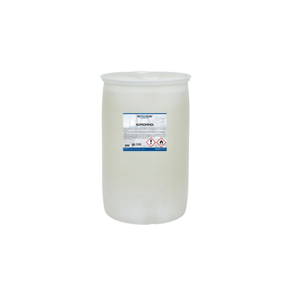 Isopropanol 210 Liter, hög renhetsgrad 99,5%, för elektronik och mekanisk rengöring.