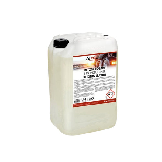 AdProLine® Betonglösare 25 Liter, kraftfull betongborttagning för fordon och utrustning.