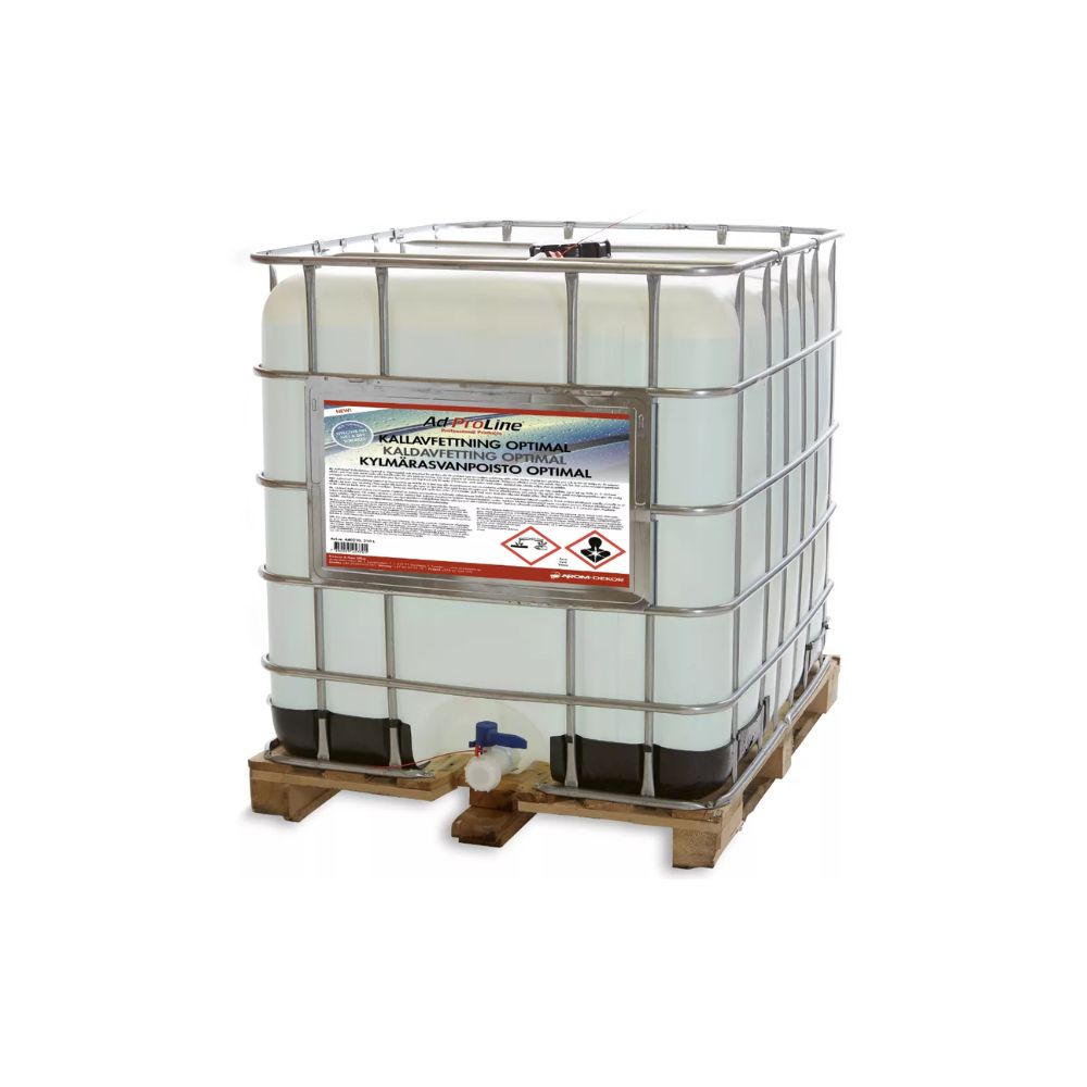 AdProLine® Kallavfettning Optimal IBC 1000L – högpresterande kallavfettning för effektiv fordonstvätt.