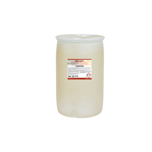 AdProLine® CitroFoam 210 Liter, ett högskummande alkaliskt tvättmedel.