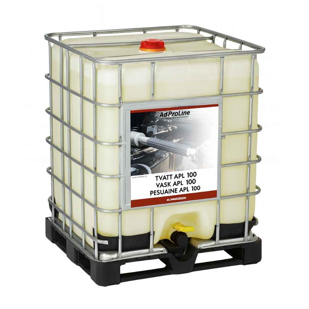 AdProLine® Tvätt APL 100 IBC 1000 Liter, en högalkalisk avfettningslösning