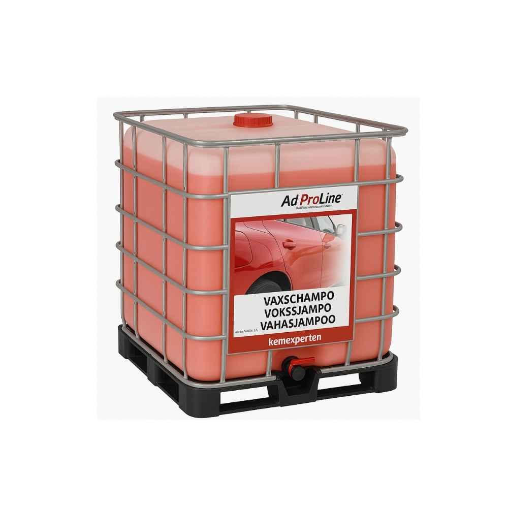AdProLine® Vaxschampo 1000L IBC: Bilschampo med carnaubavax för tvätt.