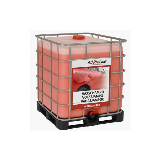 AdProLine® Vaxschampo 1000L IBC: Bilschampo med carnaubavax för tvätt.