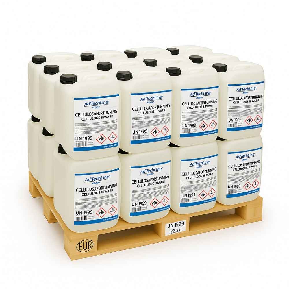 Cellulosaförtunning 600L – Effektiv för färgspädning, rengöring av plast, metall och verktyg. Fri frakt ingår.
