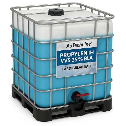 Propylen IH VVS Blå – 35% Blandning, 1000 Liter IBC