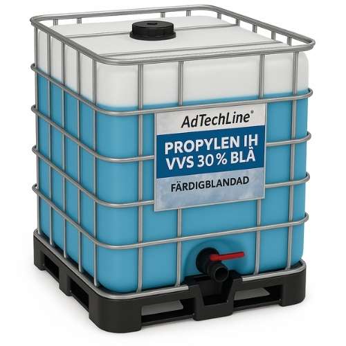 Propylen IH VVS Blå – 30% Blandning, 1000 Liter IBC
