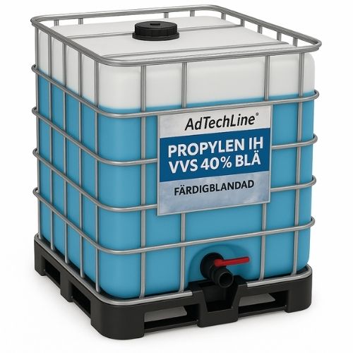 Propylen IH VVS Blå – 40% Blandning, 1000 Liter IBC
