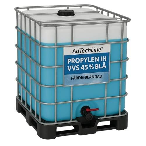 Propylen IH VVS Blå – 45% Blandning, 1000 Liter IBC