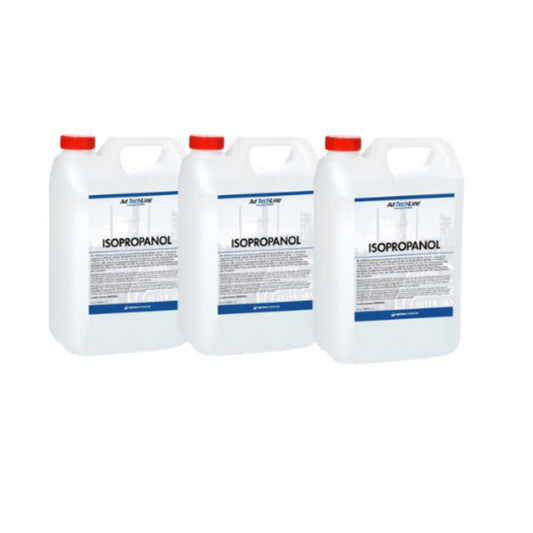AdTechLine® Isopropanol 3x5L: 99,5% ren för rengöring av elektronik och mekaniska delar.