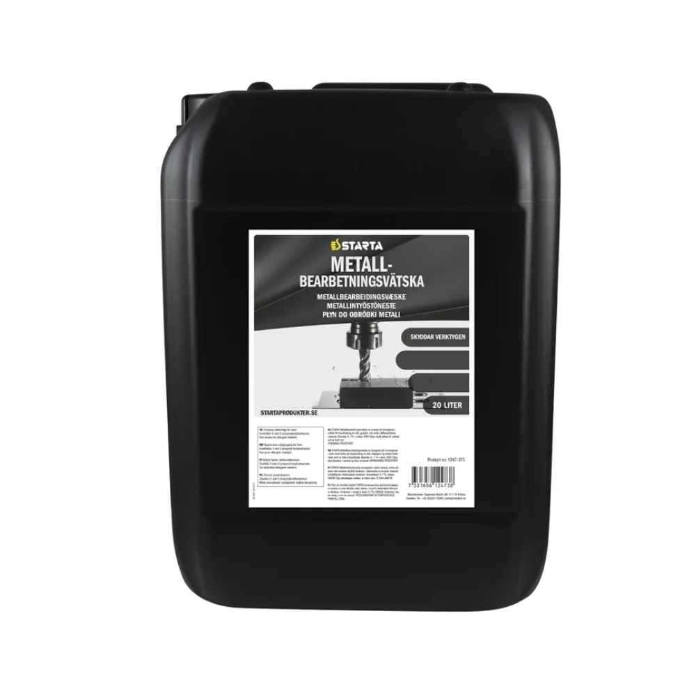 STARTA Metallbearbetningsvätska 20L – kyl- och smörjvätska för metallbearbetning av stål och gjutjärn