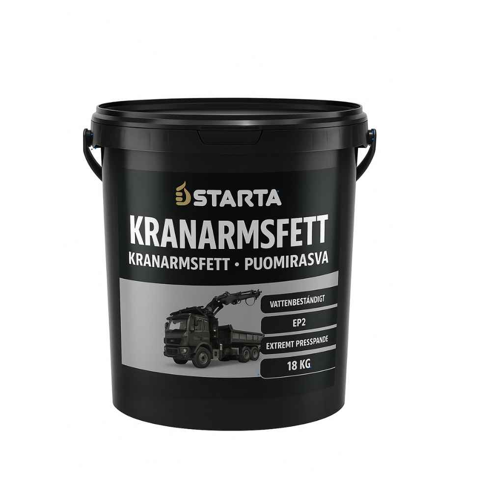 STARTA Kranarmsfett – specialfett med hög vidhäftning för kranarmar och tunga fordon