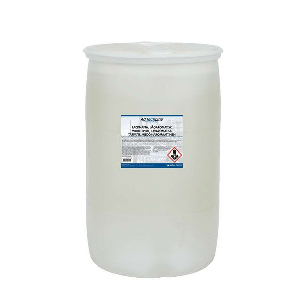 AdTechLine® Lacknafta Lågaromatisk 210L - för färgspädning & verktygsrengöring.