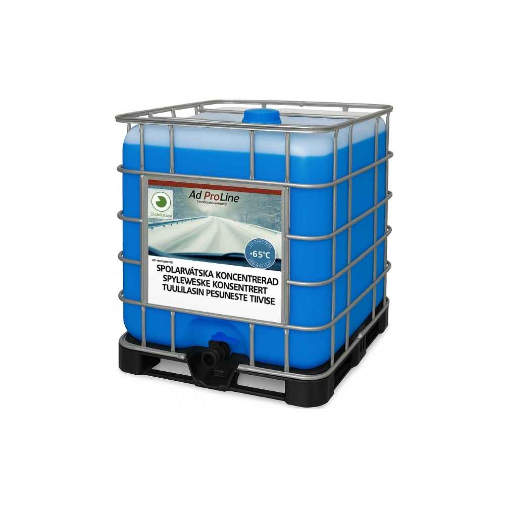 AdProLine Spolarvätska Koncentrerad 1000 liter IBC-tank med fri frakt för företag