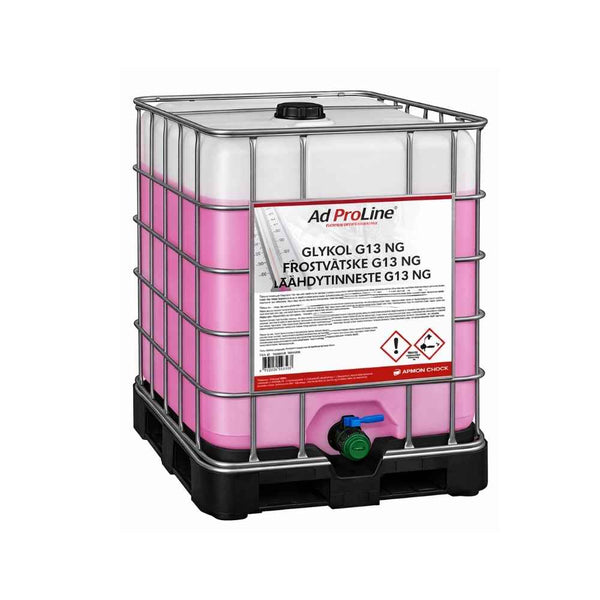 AdProLine® Glykol G13 NG 1000L: Longlife-kylarvätska för alla moderna fordon.
