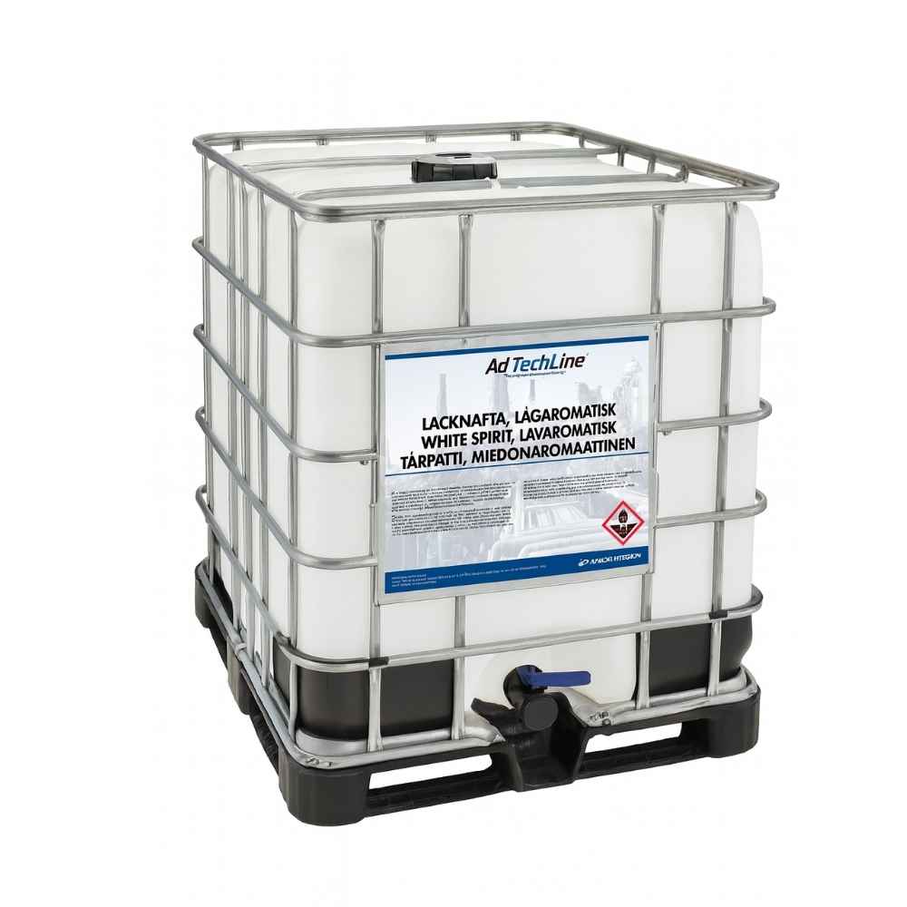 AdTechLine® Lacknafta Lågaromatisk 1000L - för färgspädning & verktygsrengöring.