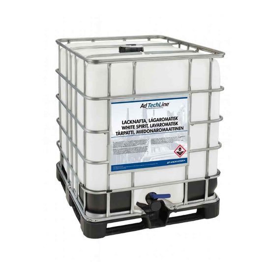 AdTechLine® Lacknafta Lågaromatisk 1000L - för färgspädning & verktygsrengöring.