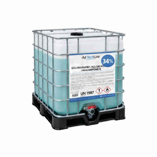AdTechLine® Köldbärarsprit 34 % 1000 L - Fri Frakt. 