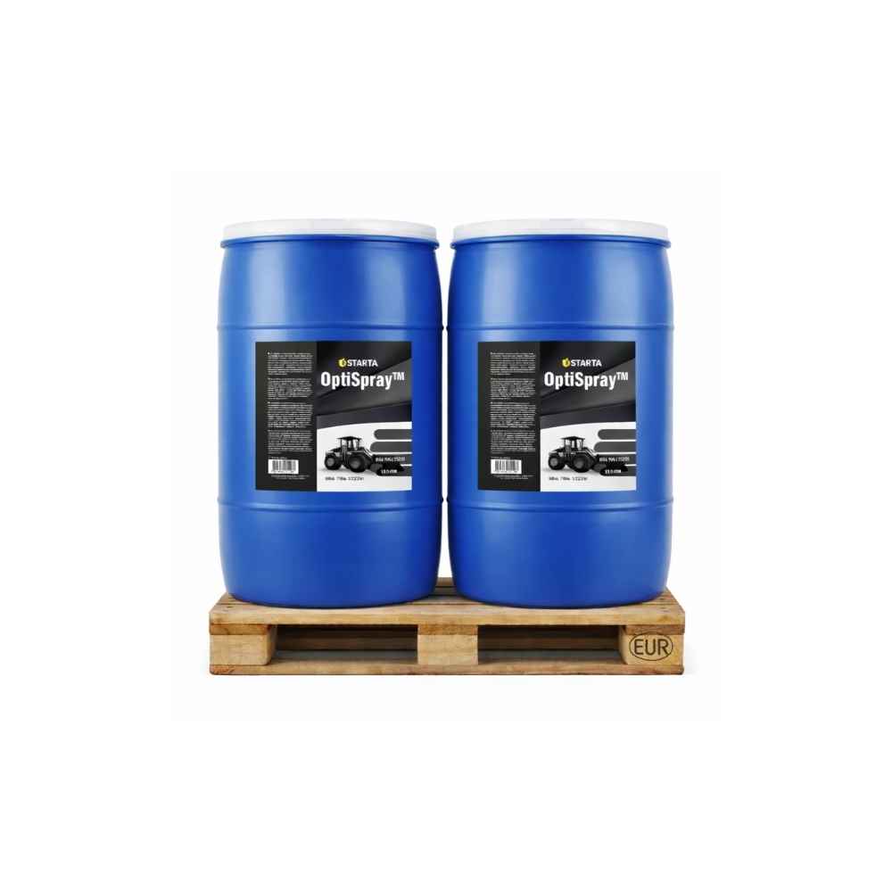 STARTA OptiSpray 210 liters fat på pall – alternativ till AdBlue för SCR-system