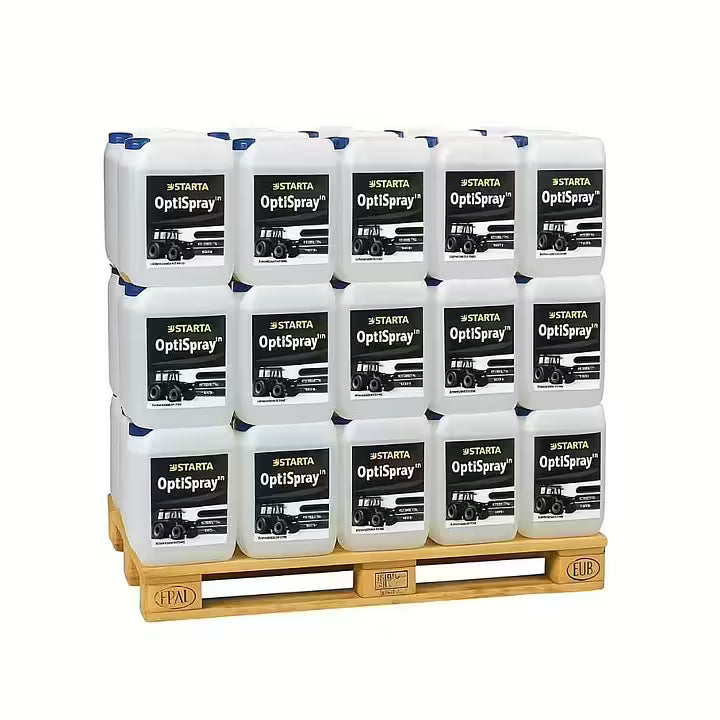 STARTA OptiSpray helpall med 10-litersdunkar, totalt 600 liter, levereras med fri frakt