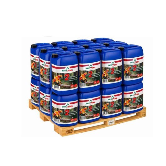 Alkylatbensin 2-takt helpall 24x25 liter Best Fuel färdigblandad