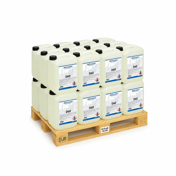 D60 lysfotogen 600 liter – helpall med 24 dunkar à 25 liter på EUR-pall.
